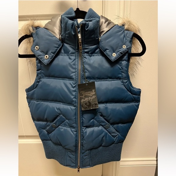 FLASH SALE!! LIMITED EDITION AMAZING NWT ‘JimmyZ’ Women’s Hooded Puffer Vest! - Picture 5 of 12